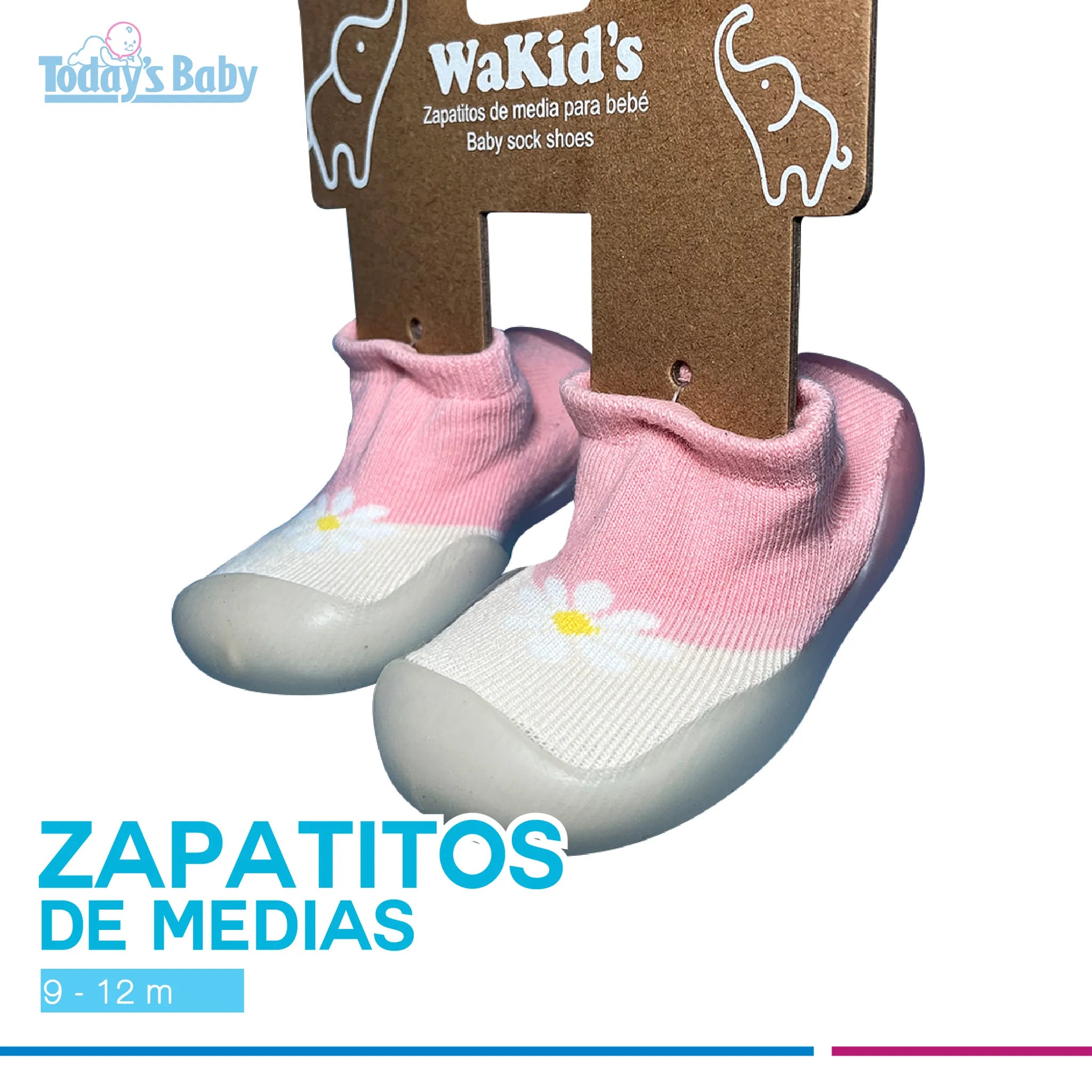 Zapatito de medias flores Wakid´s