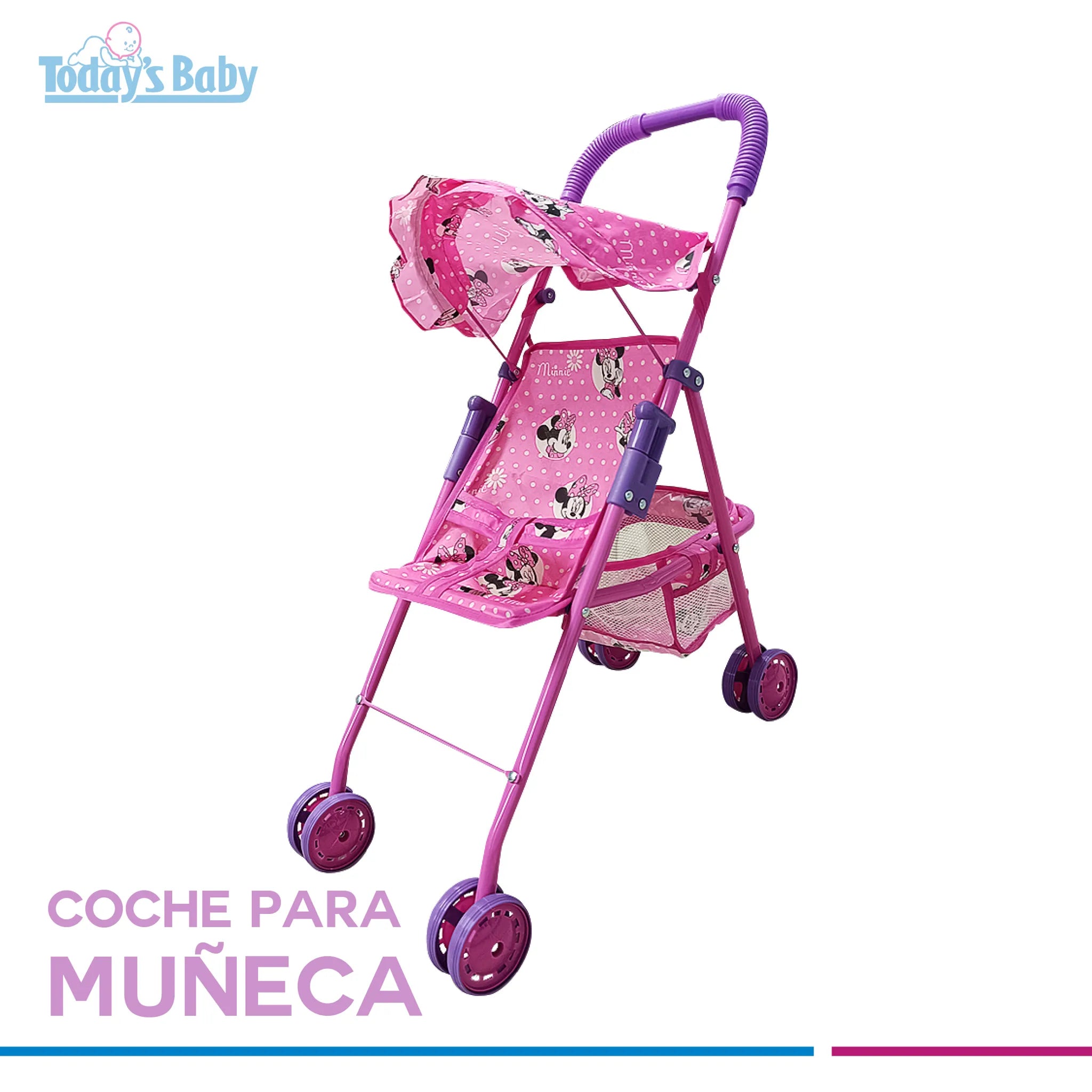 Coche para muñecas Minnie Mouse pequeño