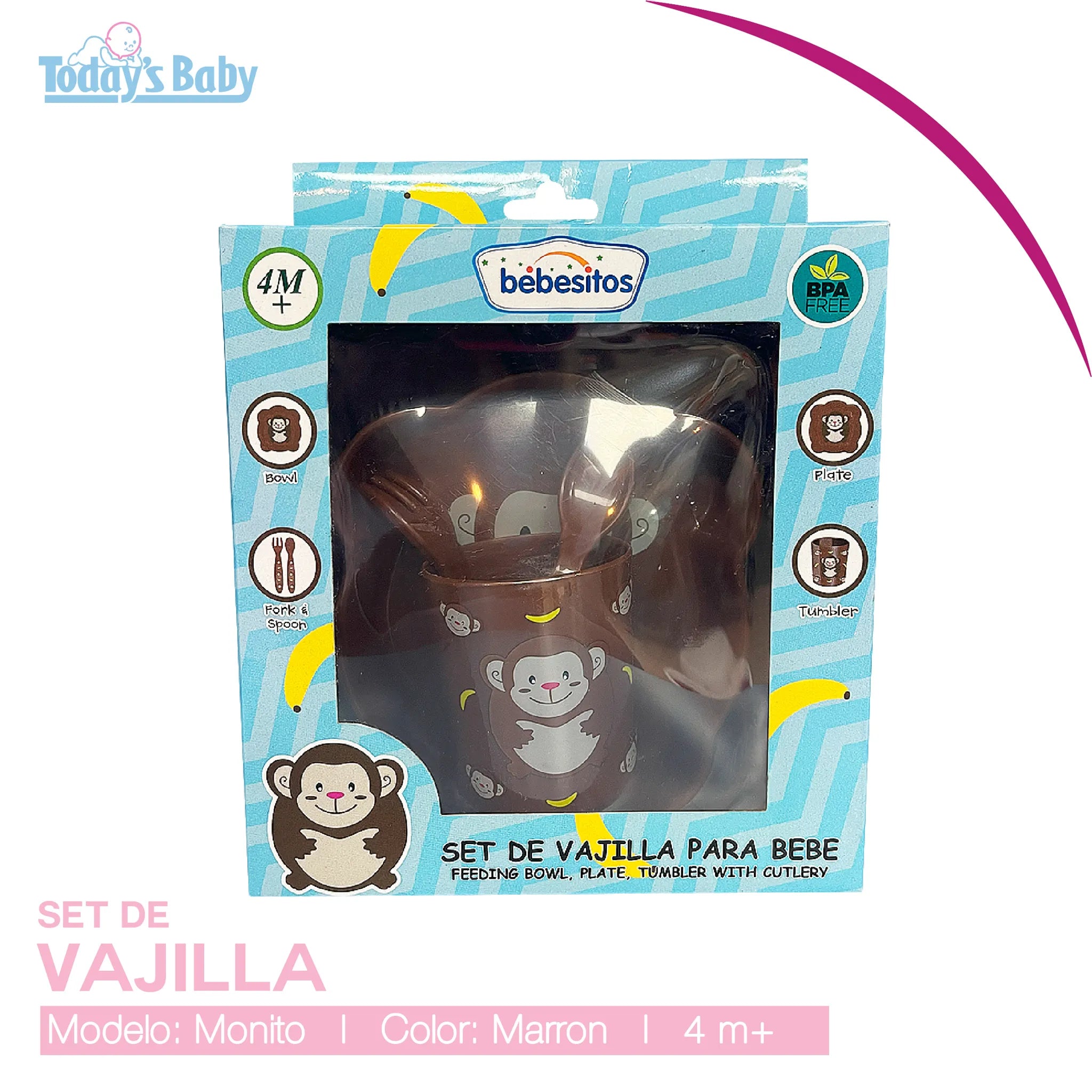 Set de vajilla para niño Bebesitos