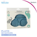 Plato de silicona con divisiones Wakid´s
