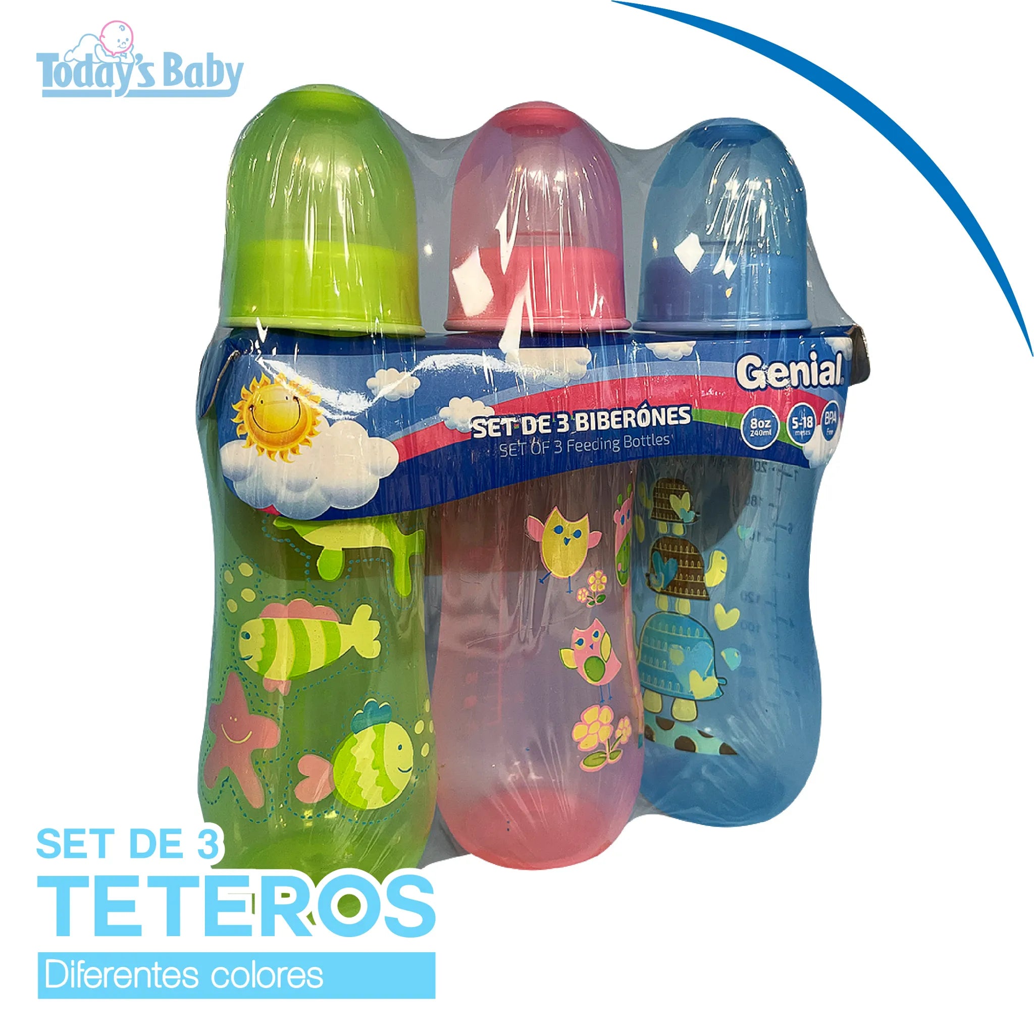 Set de teteros grande Genial