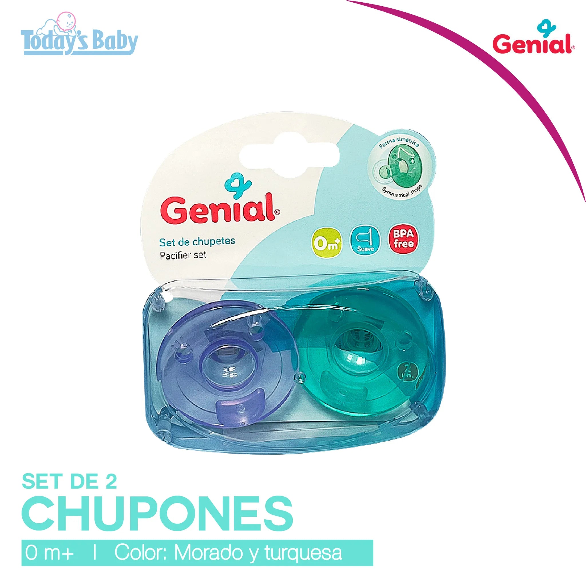 Set de chupones Genial