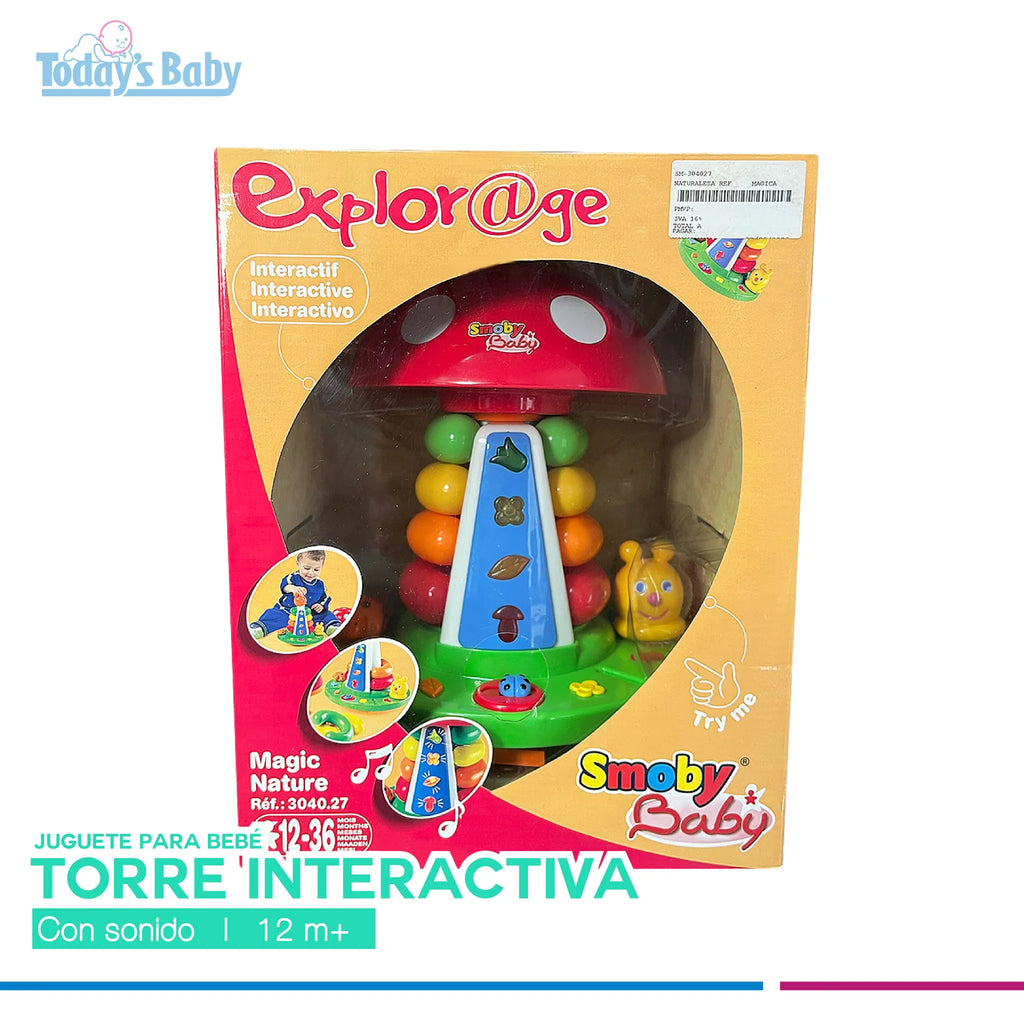 torre interactiva para bebés smoby baby para bebé