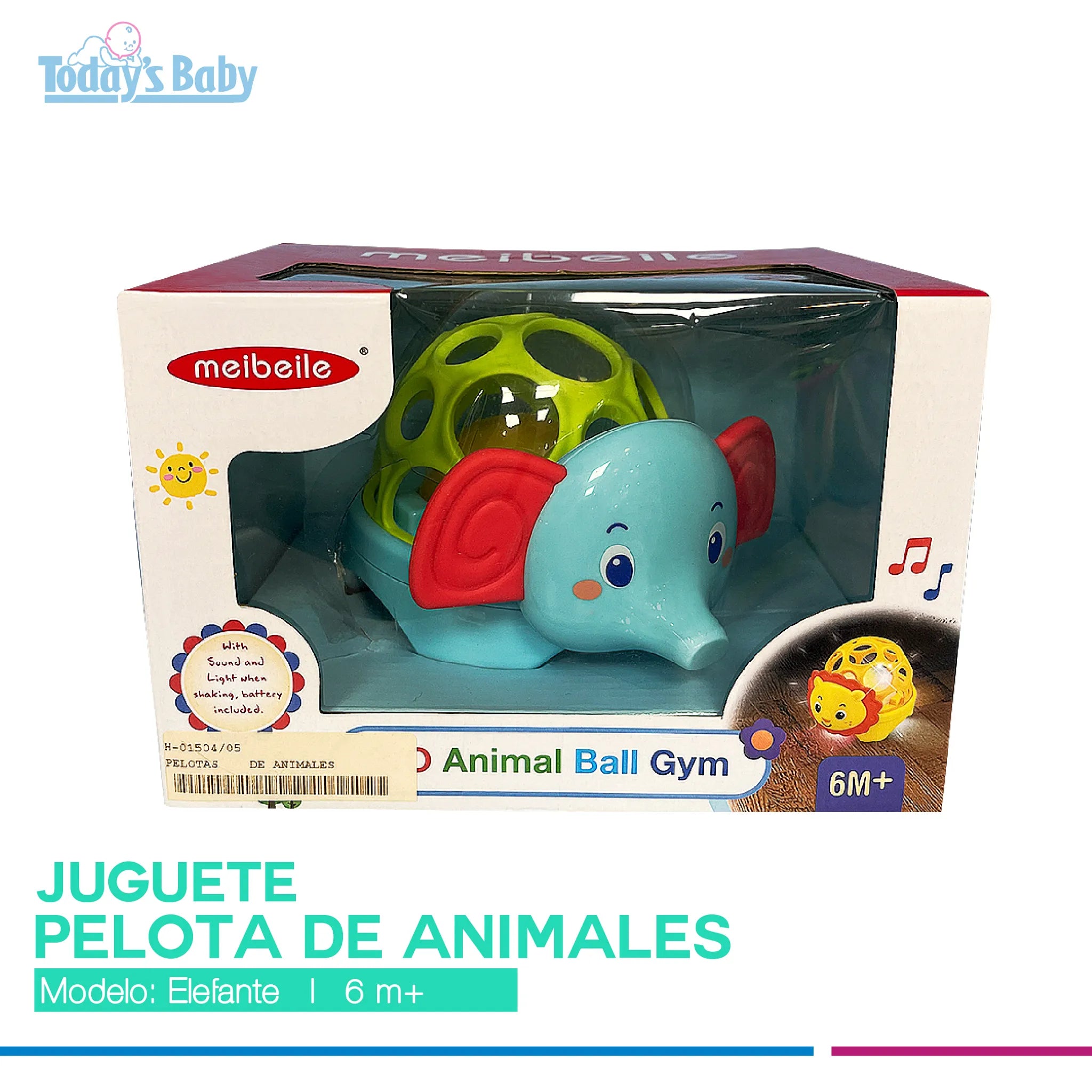 Pelota de elefante interactiva Meibeile