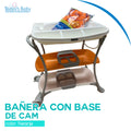Bañeras con Base de Cam Naranja