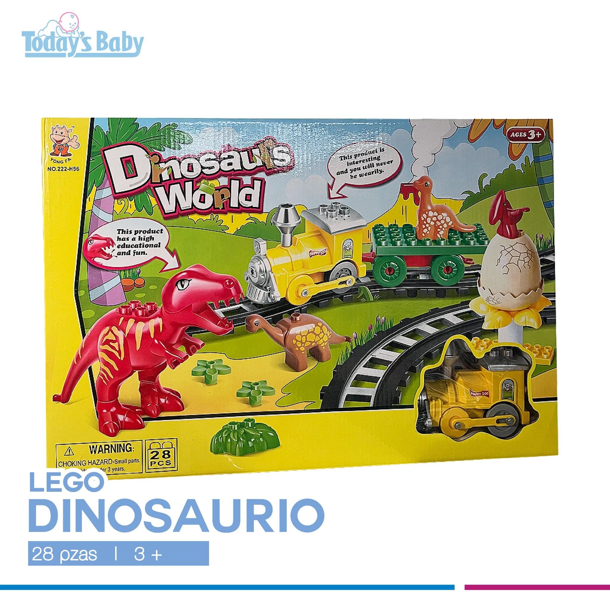 Pista de Construcción Dinosaurios World Creative Valley