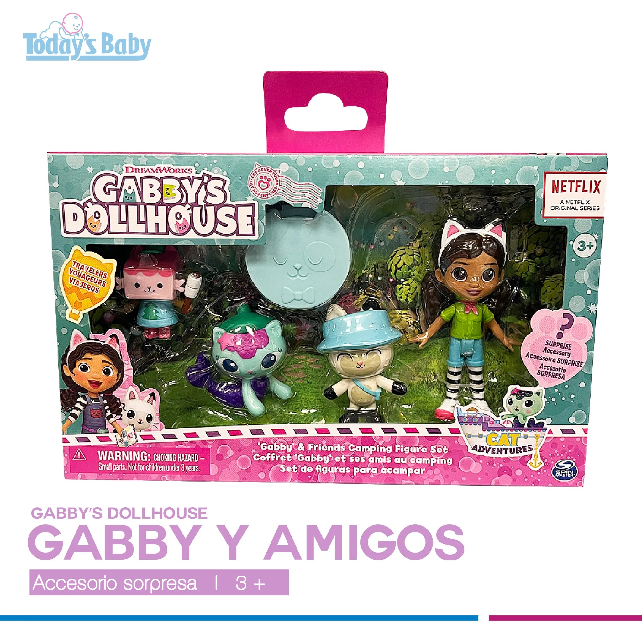 Gabby Dollhouse y Amigos para acampar