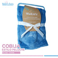 Cobija estilo peluche doble capa Wakid´s Azul