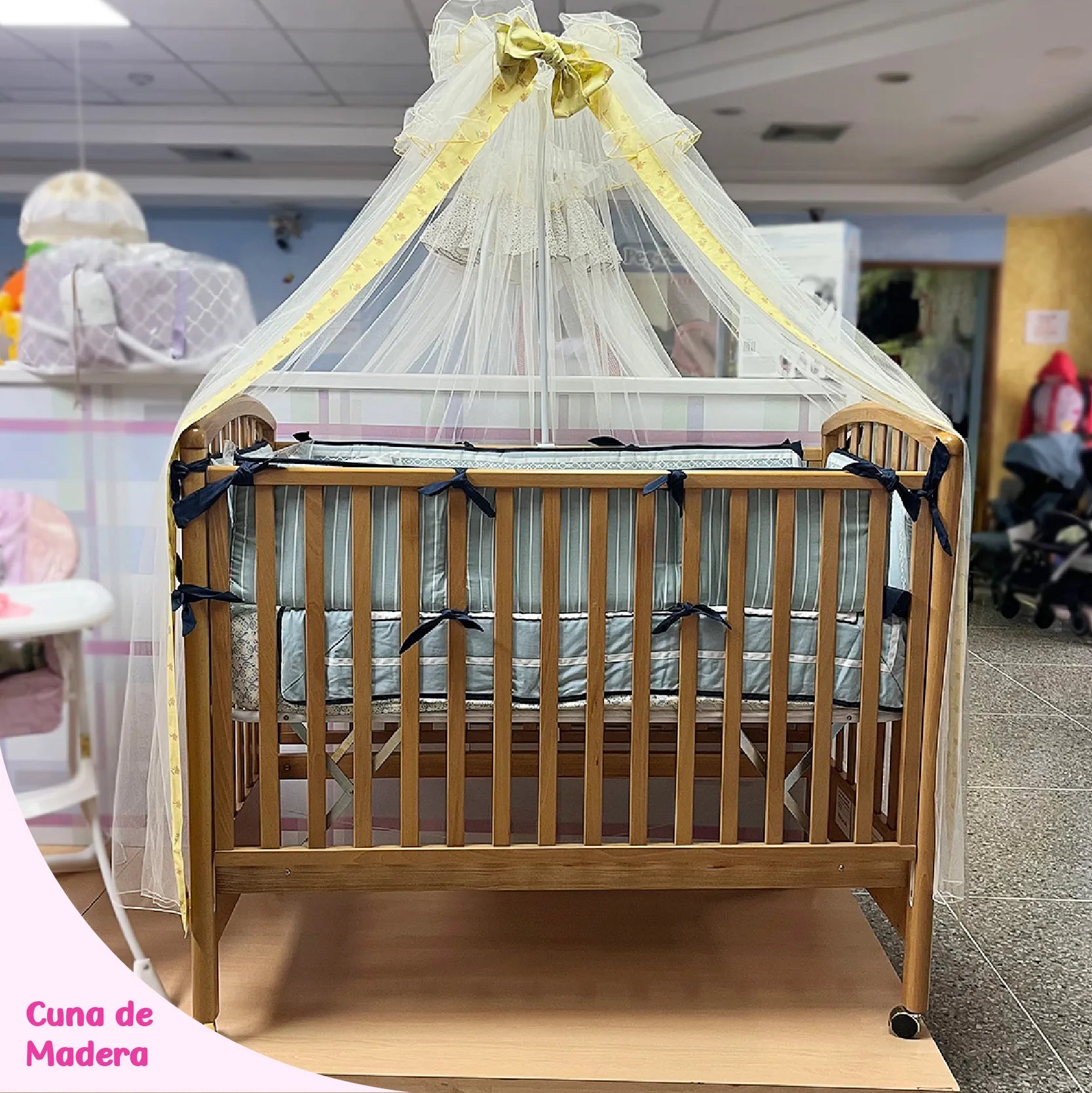 Cuna Nico de madera de Haya