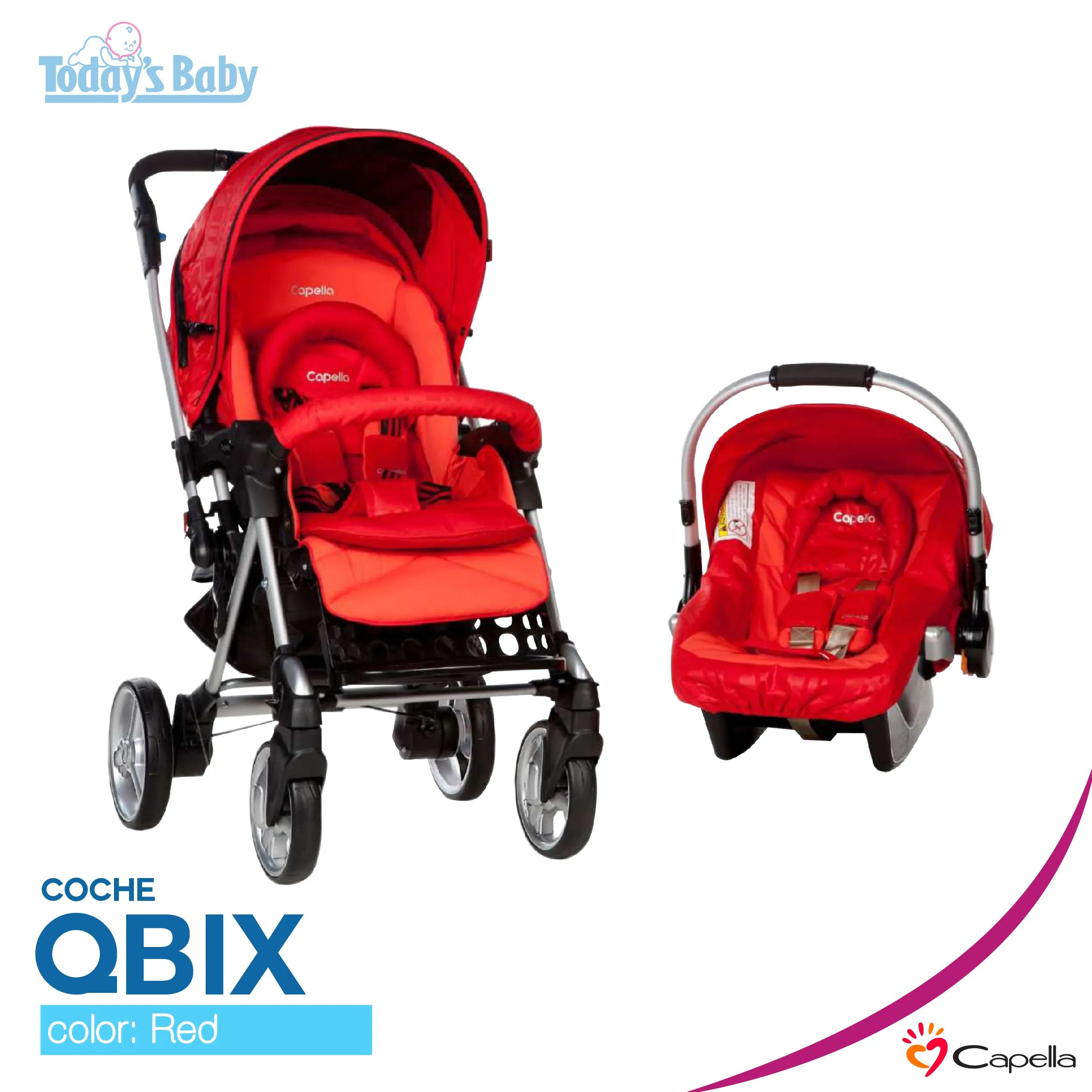 Coche Capella QBix Pack Red