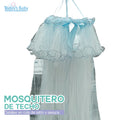 Mosquitero de techo Azul completo