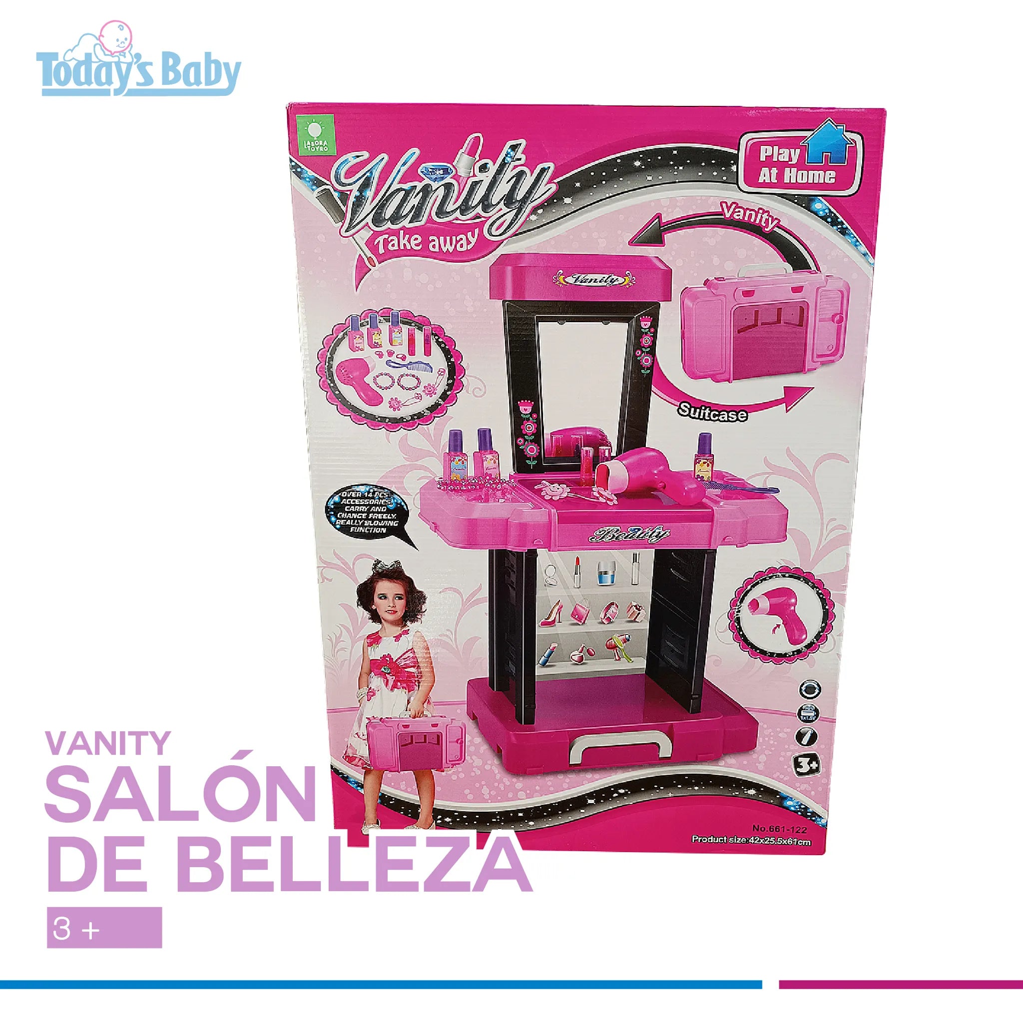 vanity salon de belleza para bebé