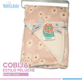 Cobija de bebé Kobytin flores