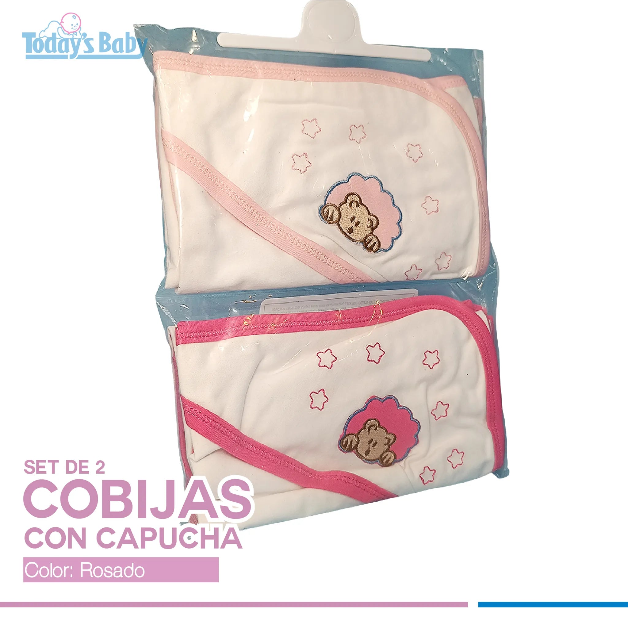 Set de cobijas con capucha