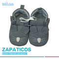 Zapatico ratoncito gris oscuro