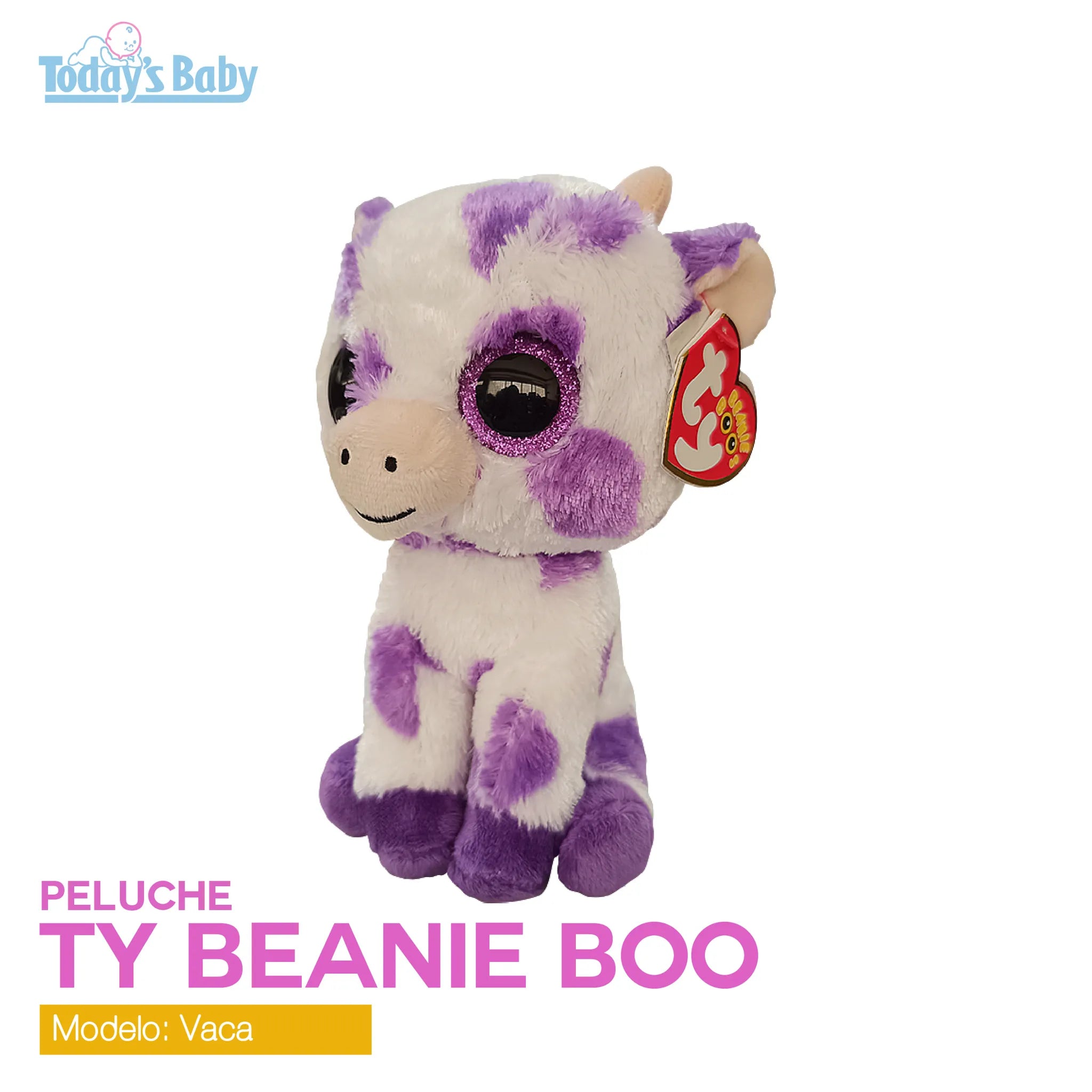 Peluche Ty Beanie Boo Vaca