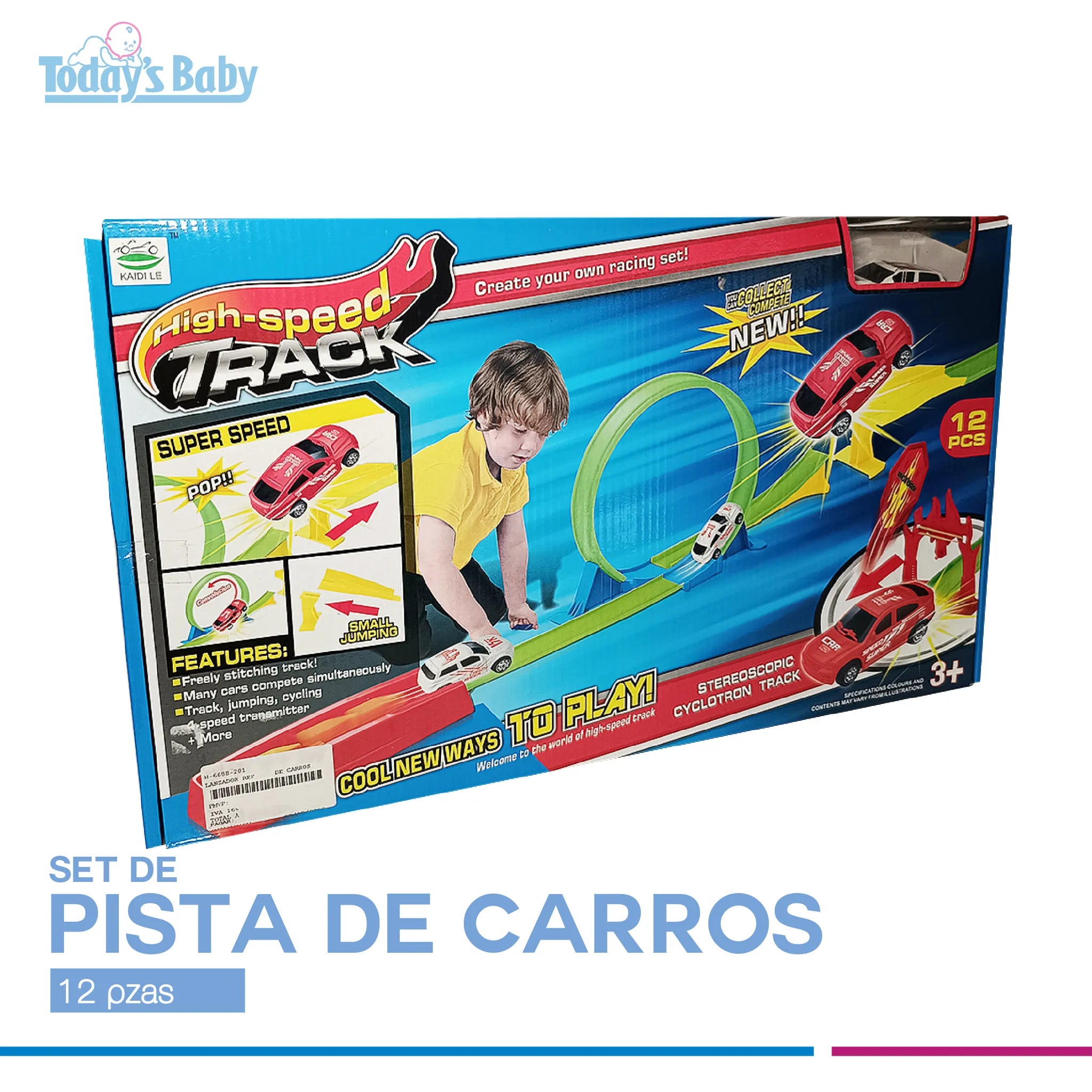 pista de carros high speed para bebé