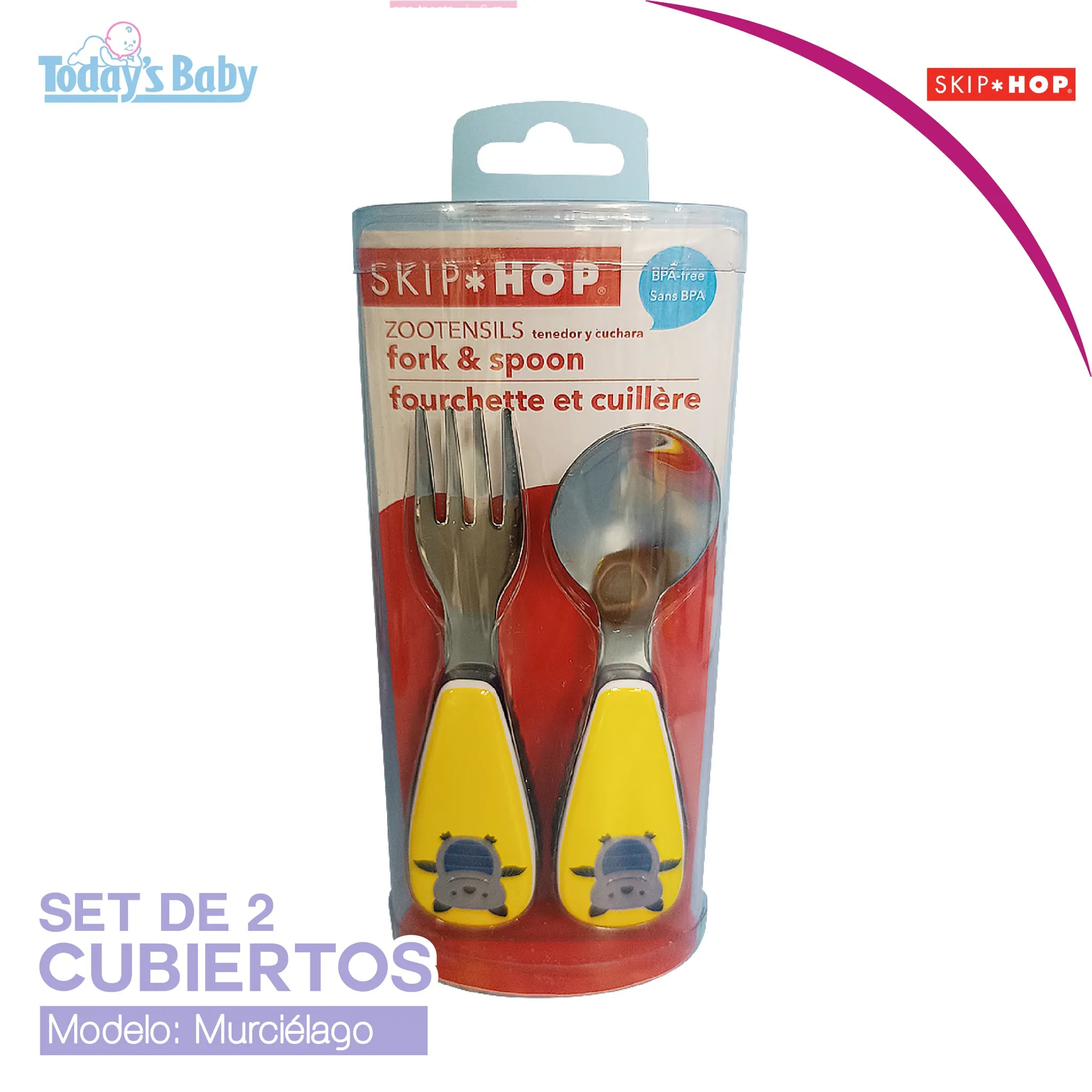 juego de cubiertos skip hop para bebé