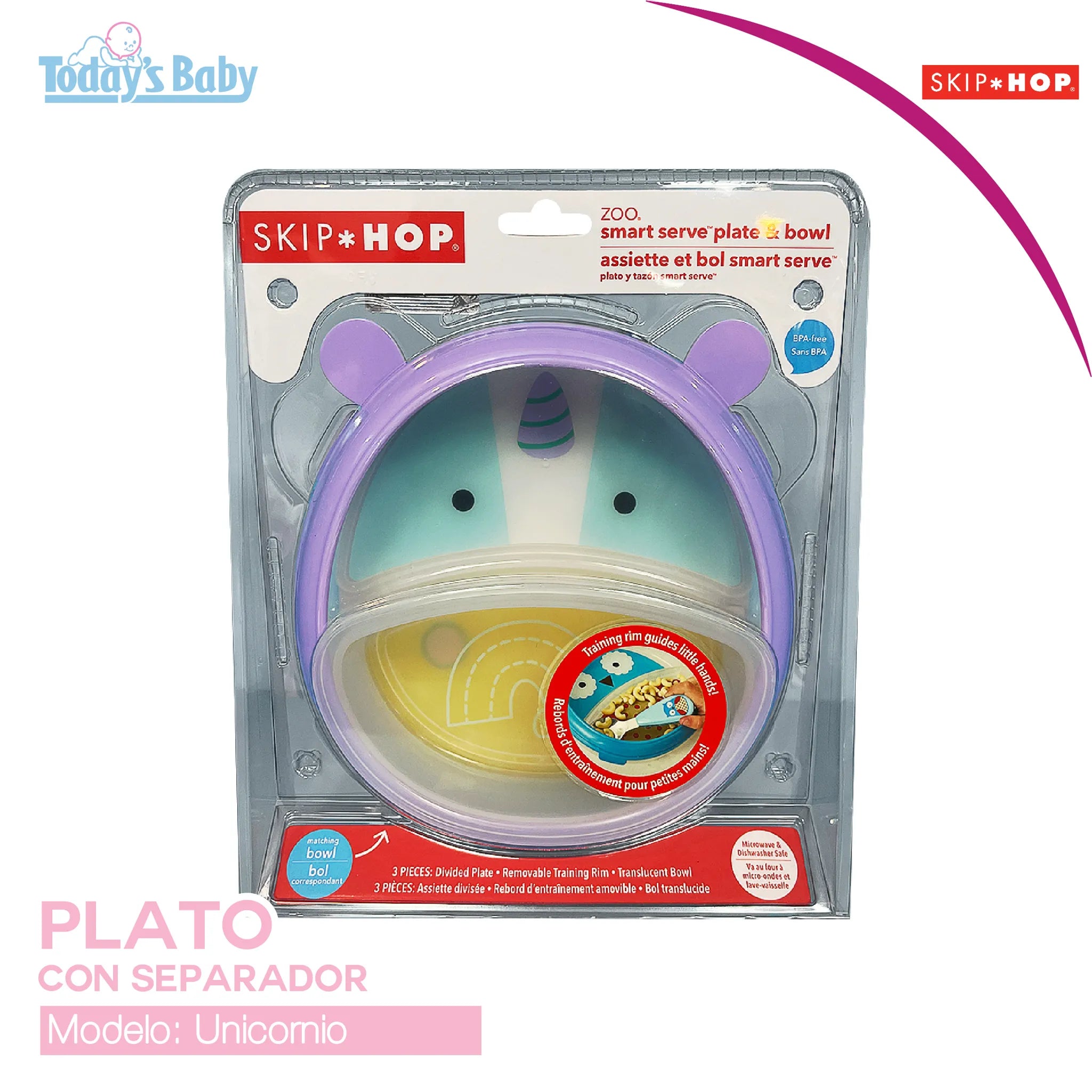 Plato separador con bowl Skip Hop