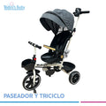 Paseador triciclo Wakid’s Gris