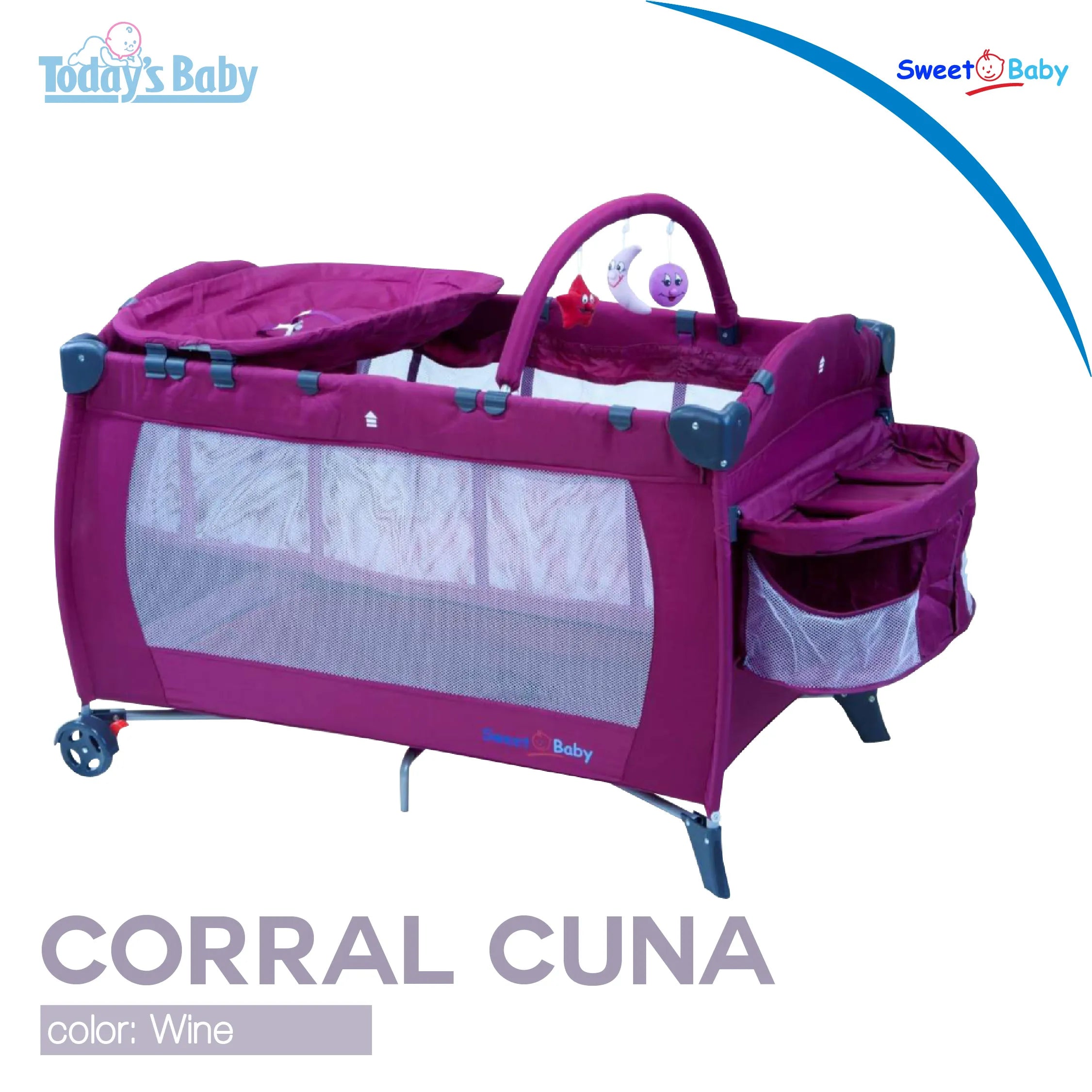 Corral Cuna Básico Sweet Baby Wine