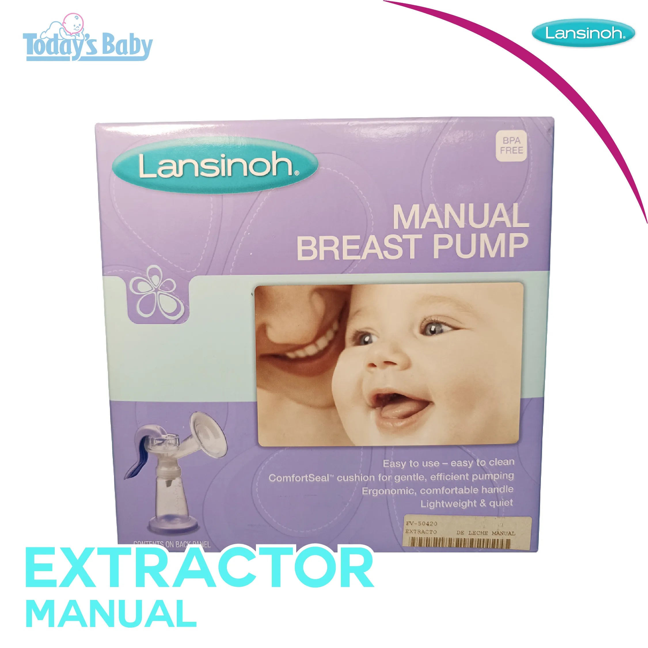 Extractor de leche manual Lansinoh