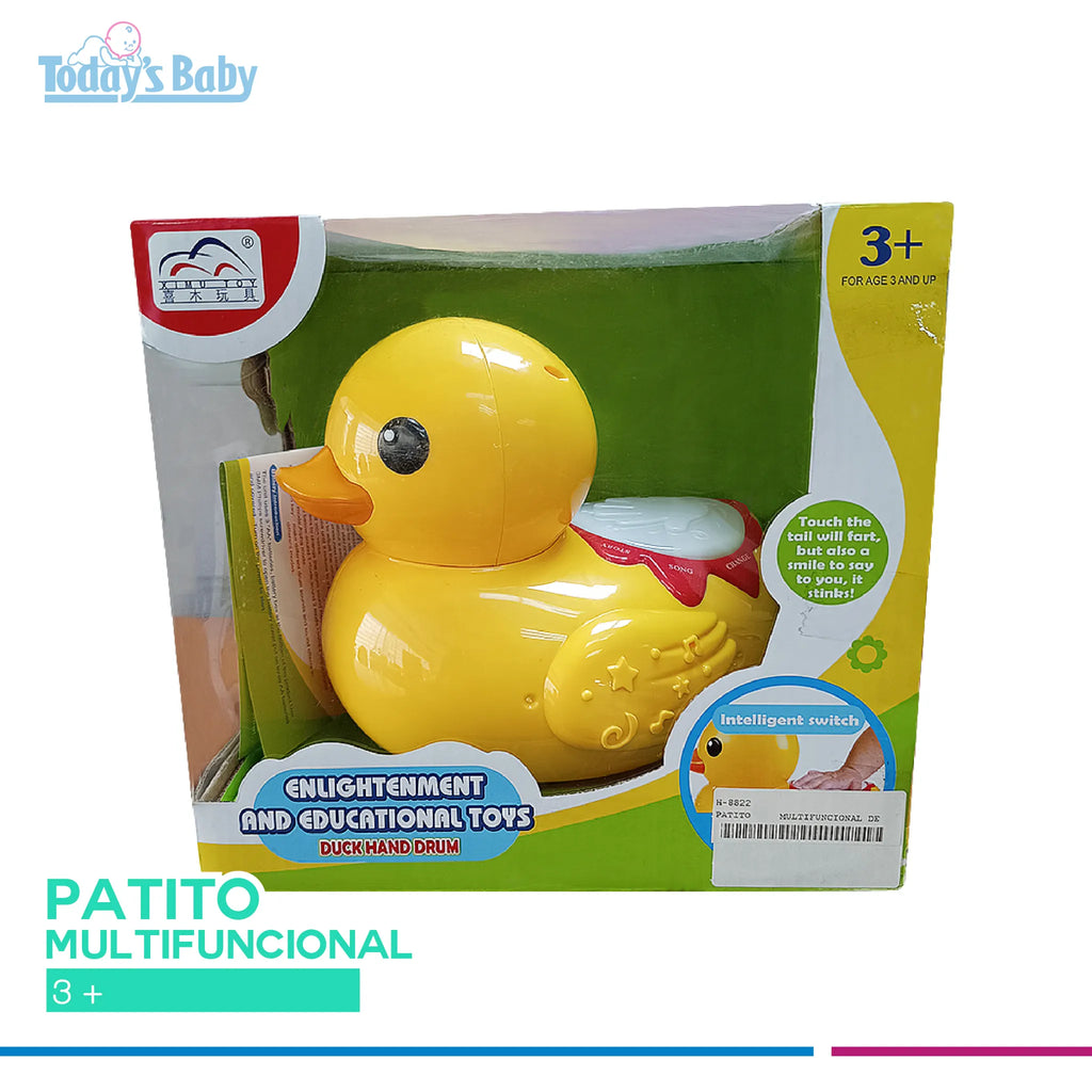juguete patito multifuncional para bebé