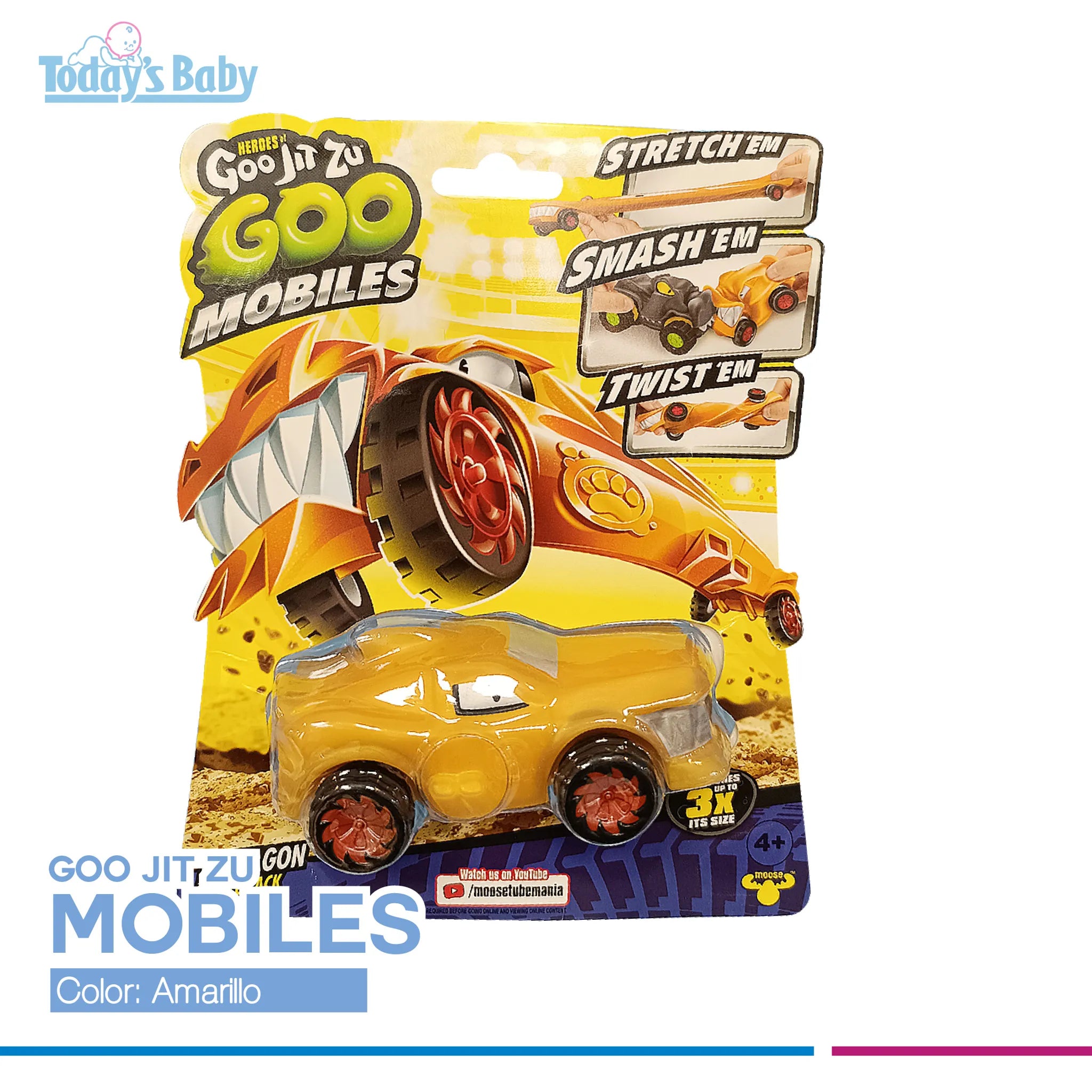 Goo Jit Zu Goo Mobiles amarillo