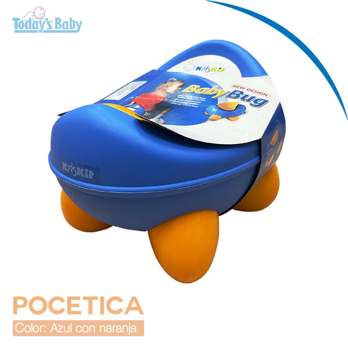 bacinilla baby bug  azul para bebé