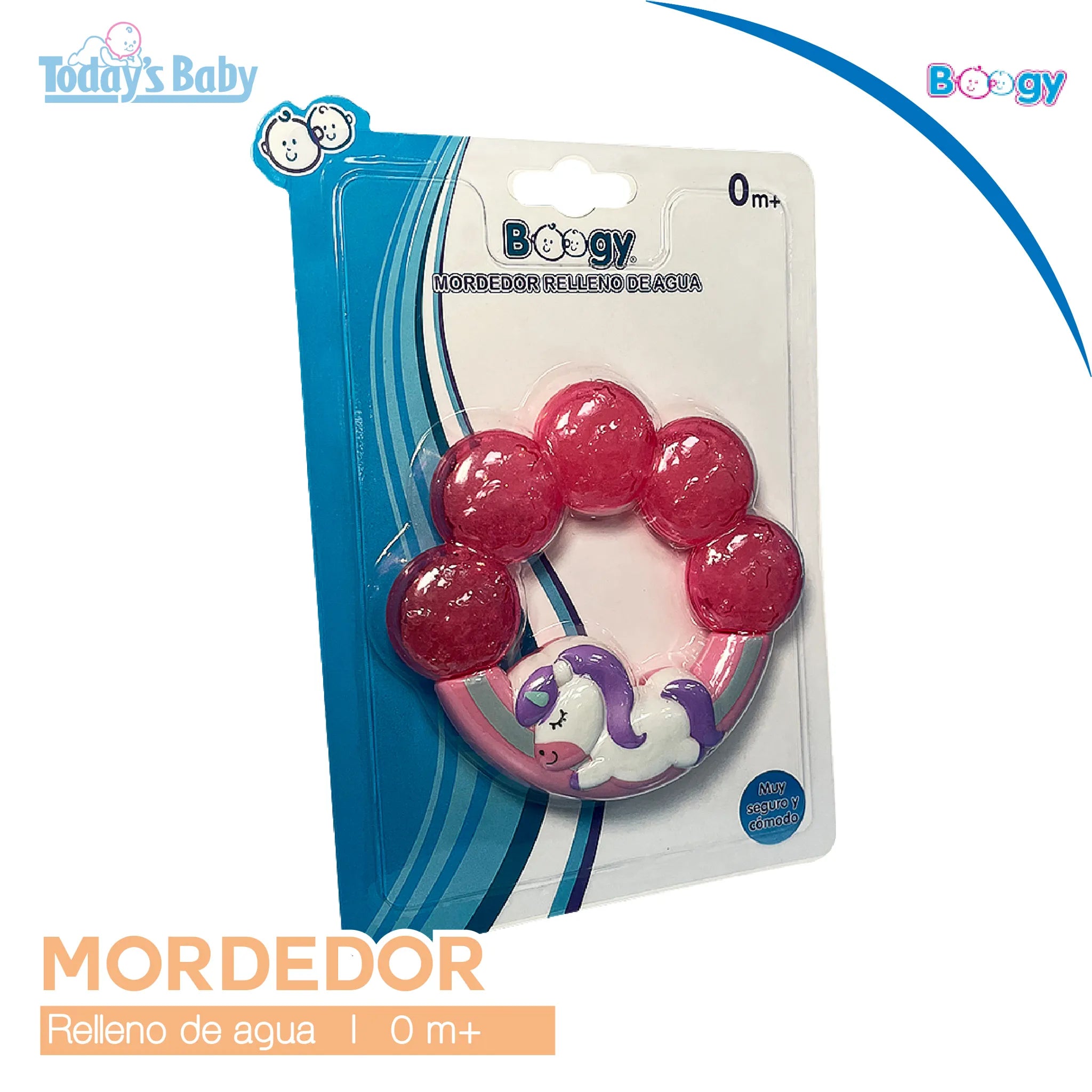 Mordedor relleno de agua Unicornio Boogy