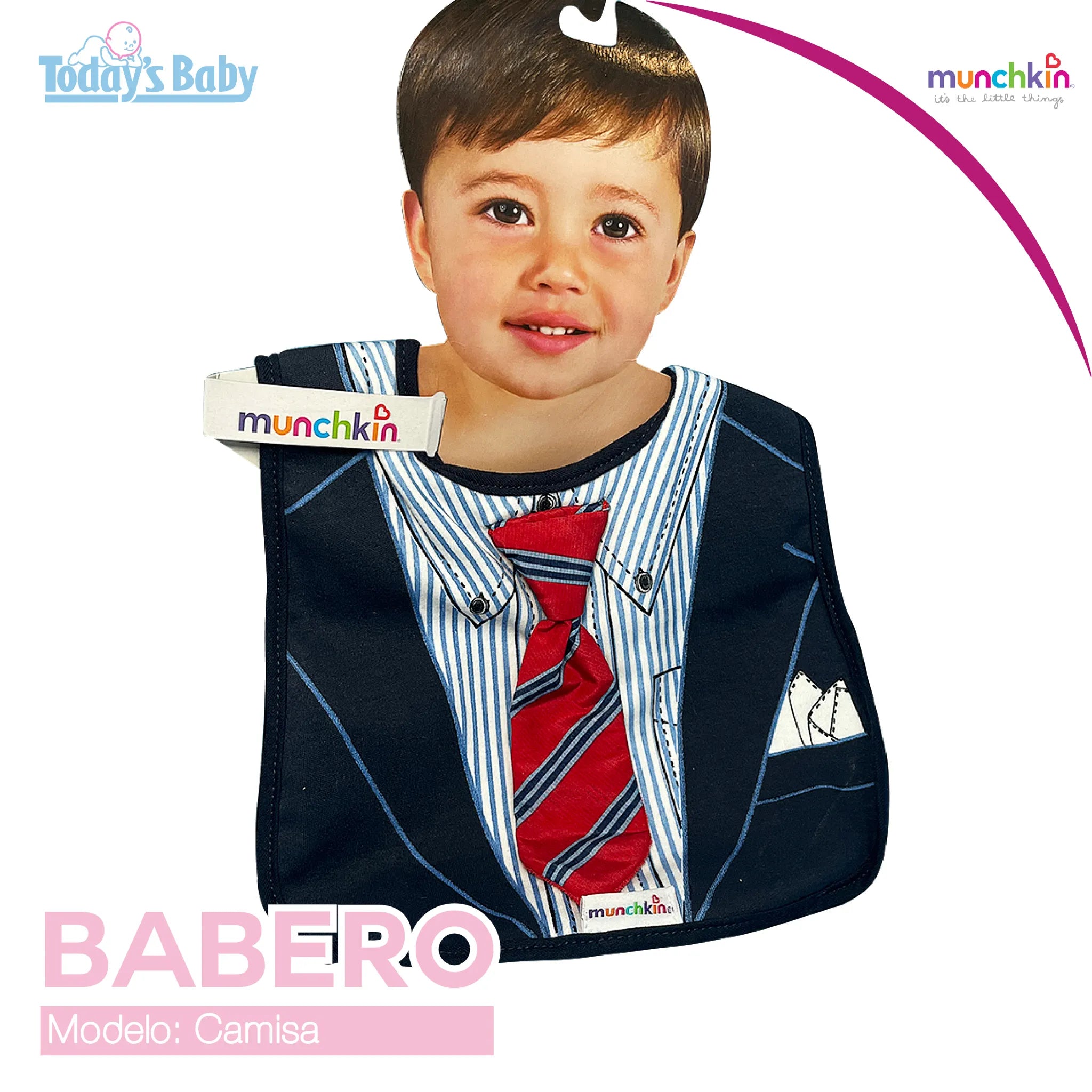 Babero tipo camisa Munchkin