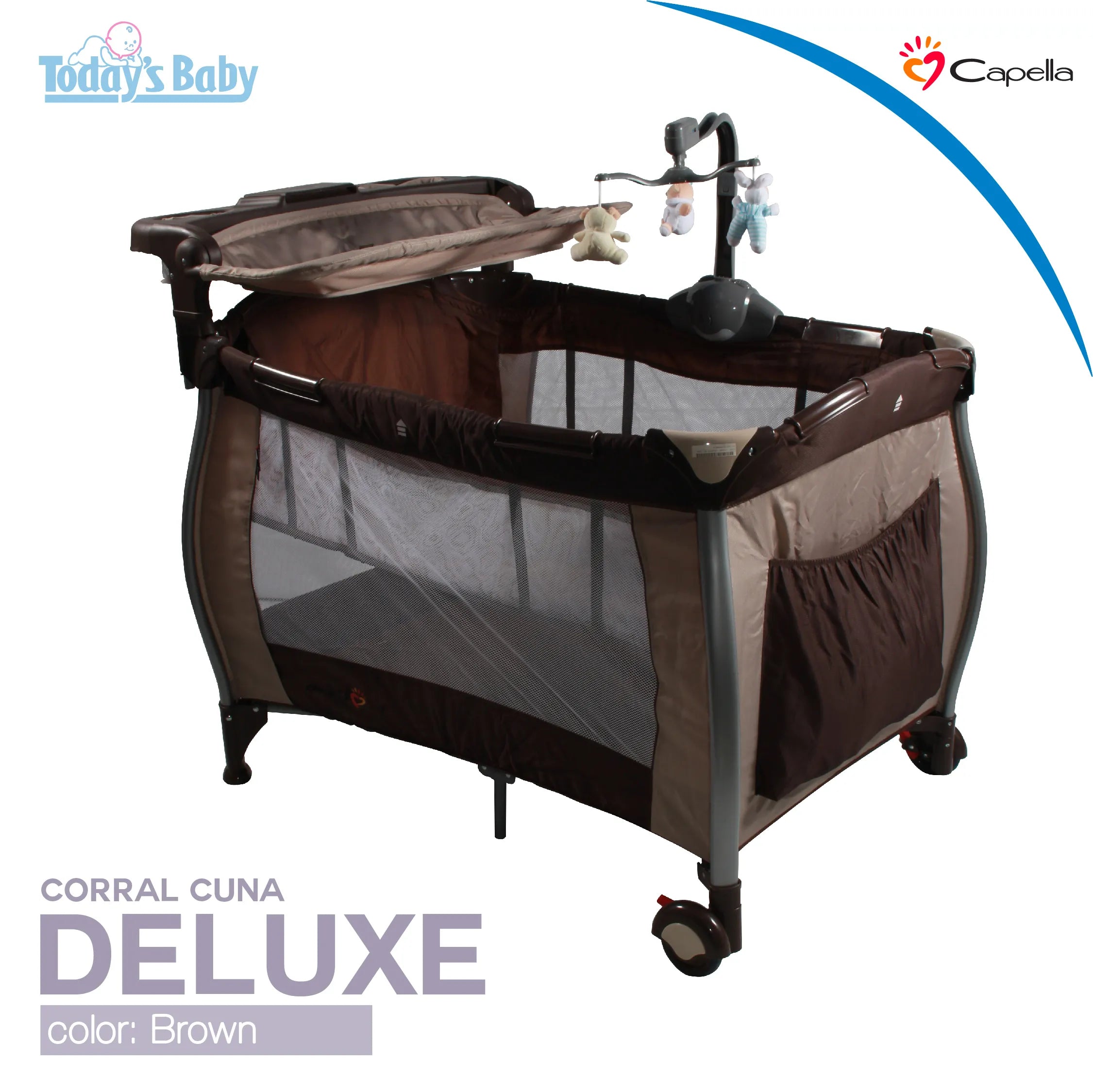 Corral Cuna  Deluxe Capella Brown