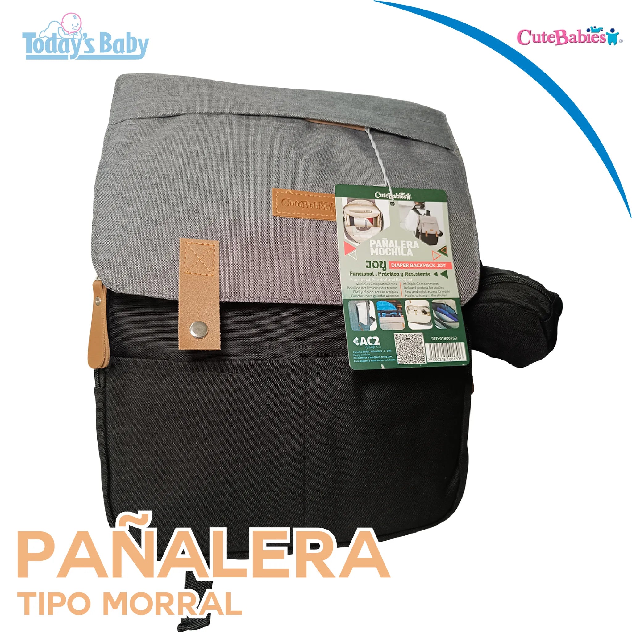 Pañalera Mochila Joy Cute Babies