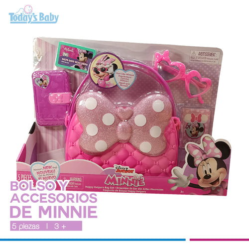 bolso y accesorios para niña de minnie mouse para bebé