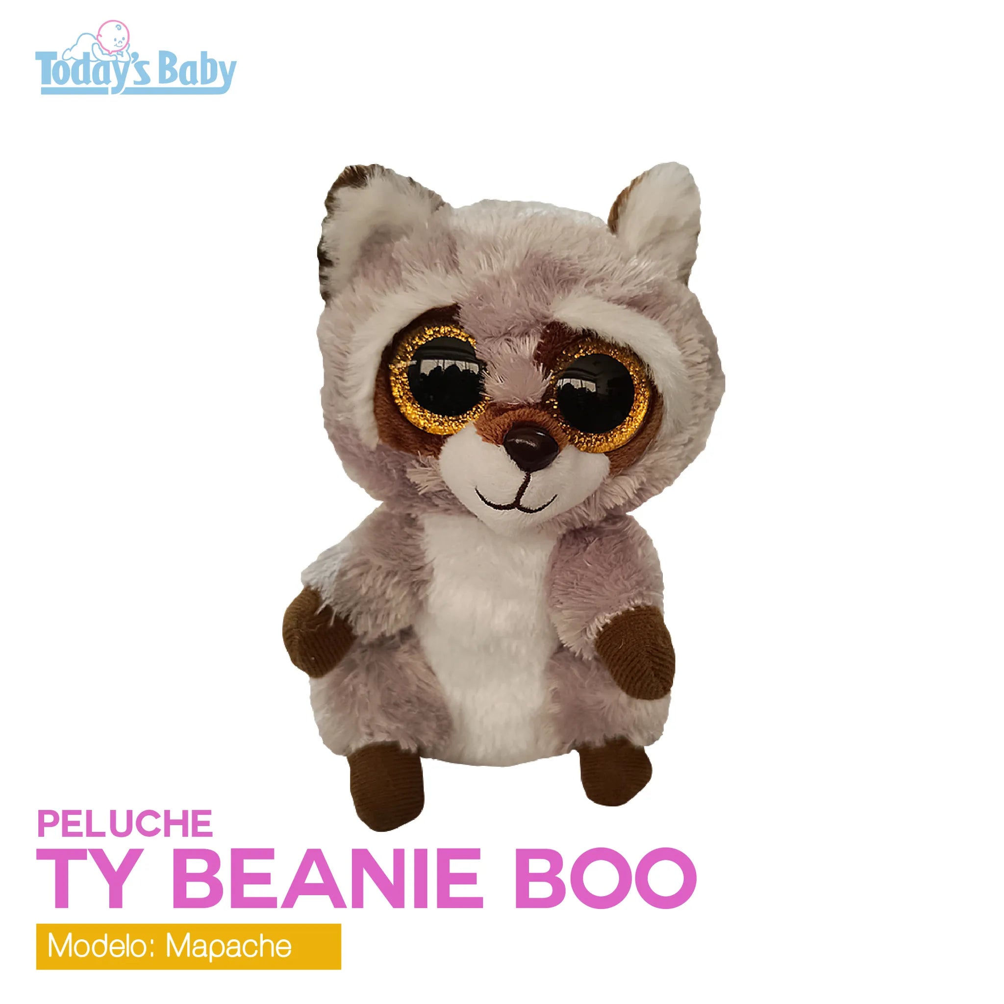 Peluche Ty Beanie Boo Mapache