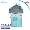 Toalla con Capucha Elefante Genial