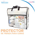 Protector de Trenza para Cunas Azul Cute Babies