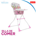 Silla de comer Fisher Price Rosada