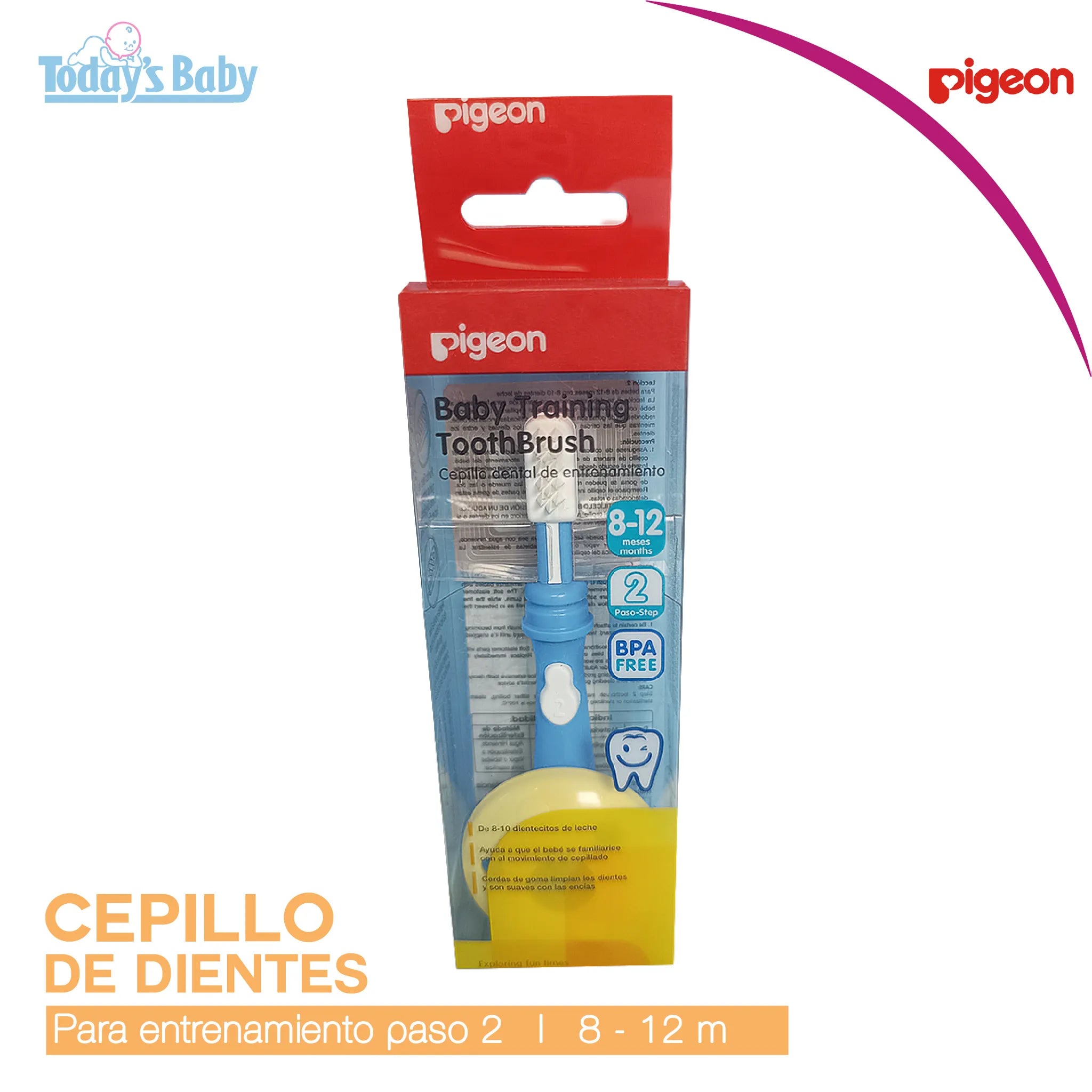 Cepillo dental paso 2 (de 8 a 12 meses)