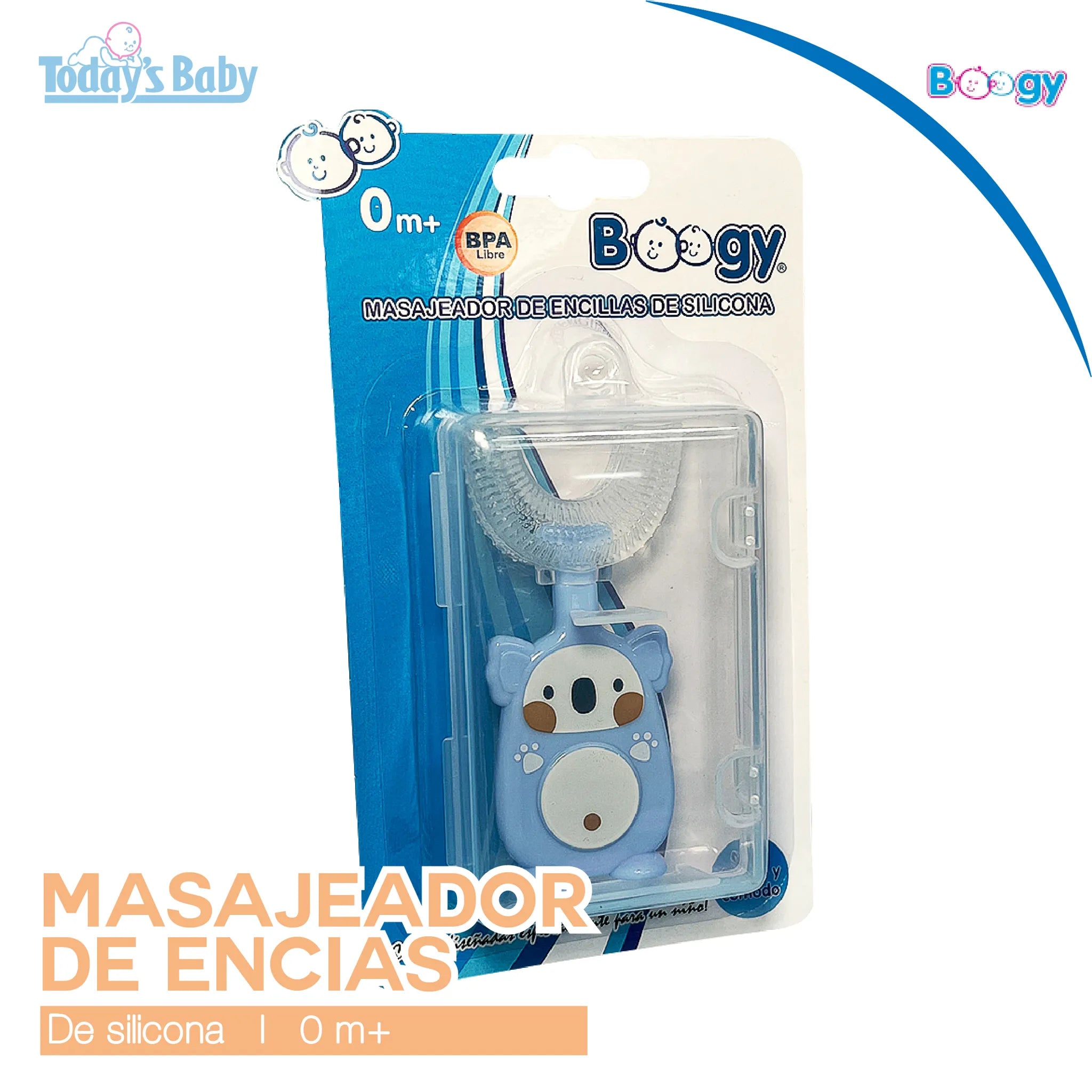 Masajeador de encias de silicon Boogy