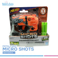 pistola micro shot nerf hammershot para bebé
