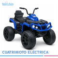 cuatrimoto electrica moody azul para bebé