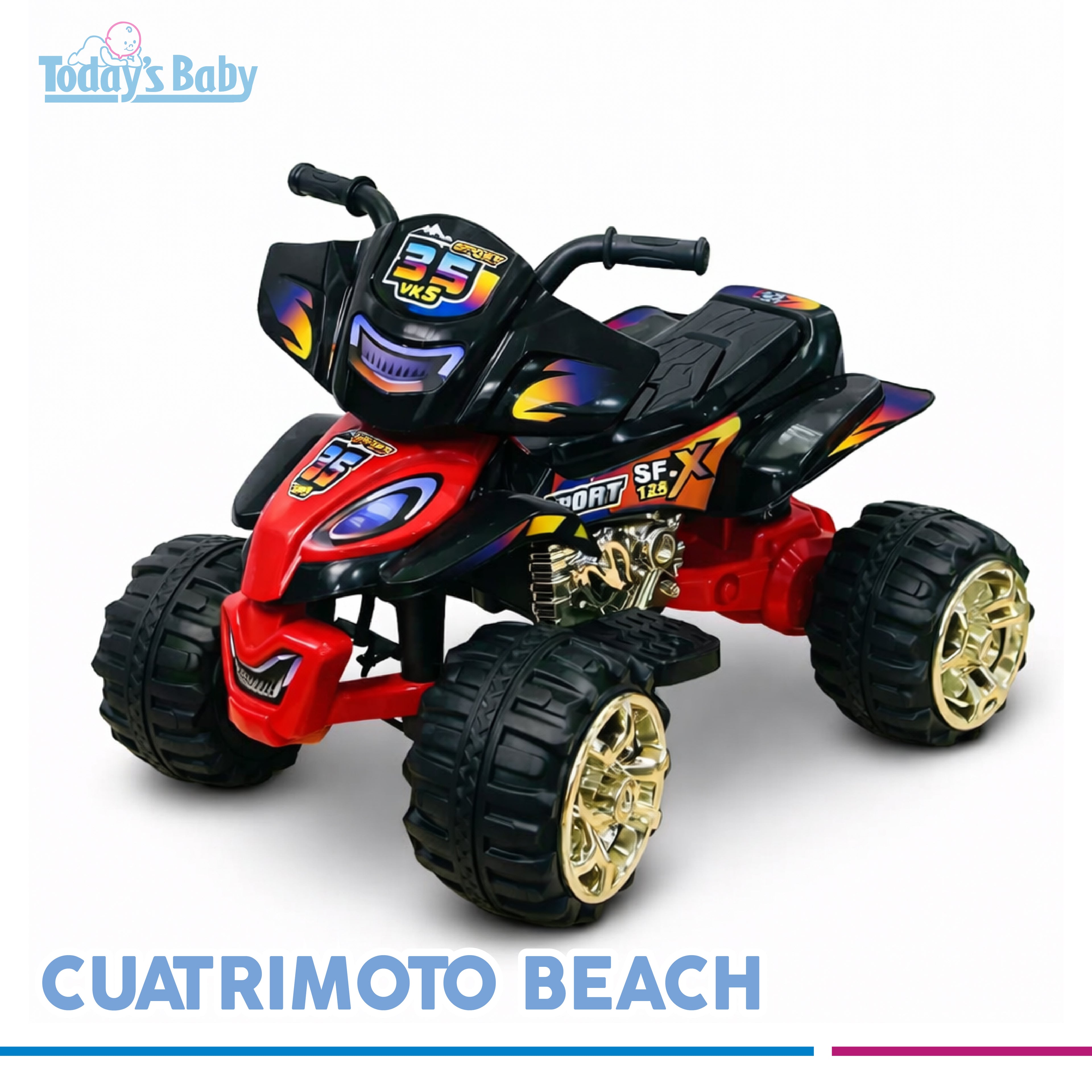 cuatrimoto beach para bebé