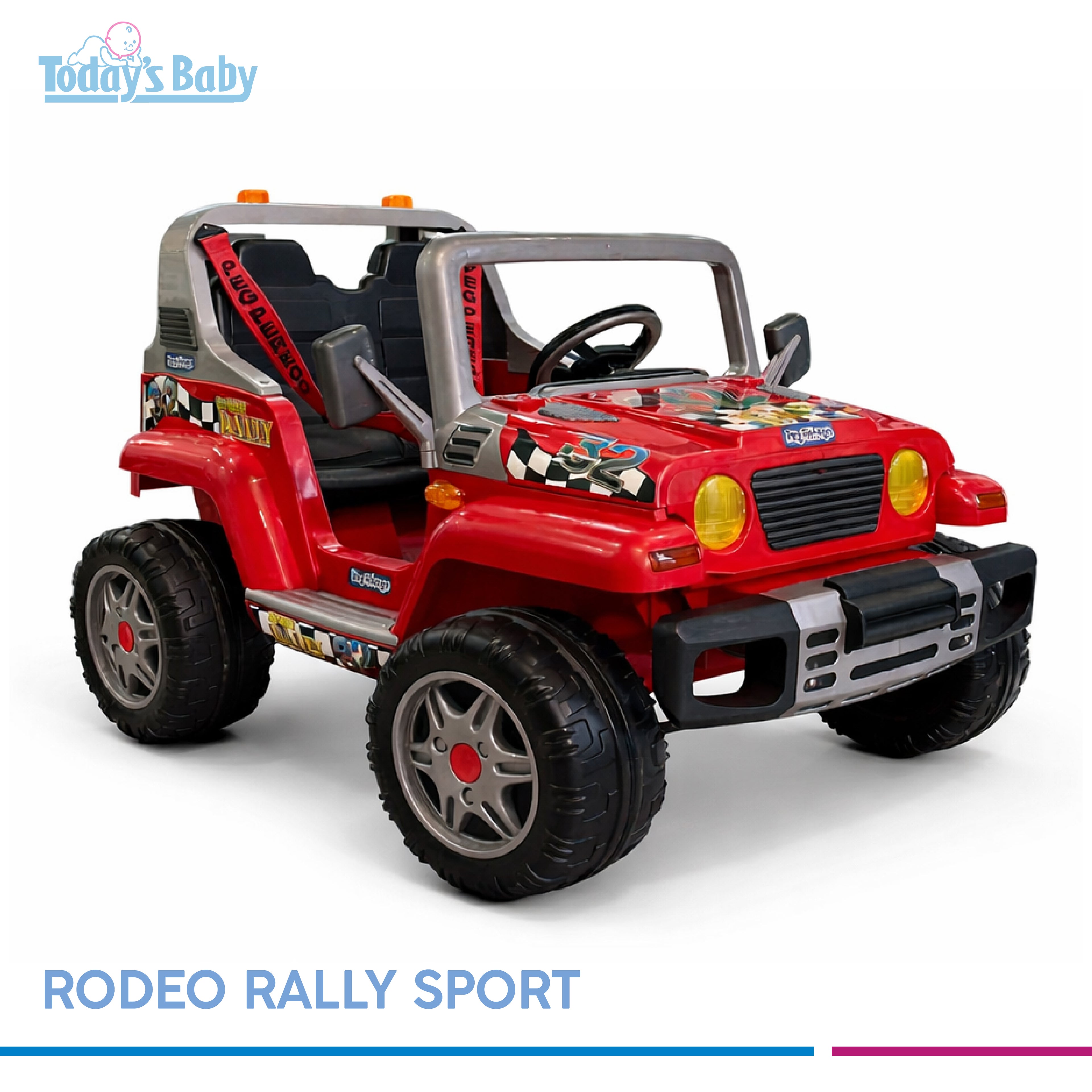 rodeo rally sport para bebé