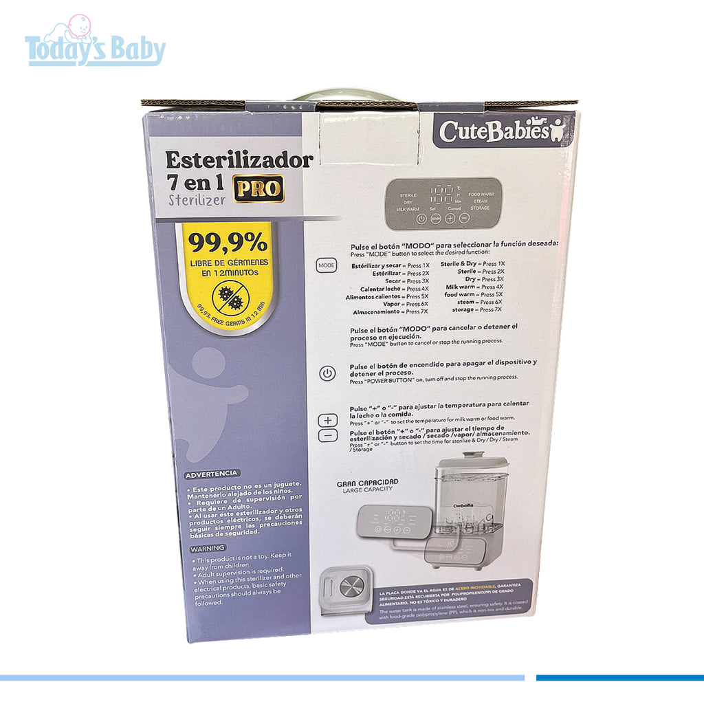 Esterilizador 7 en 1 PRO Cute Babies