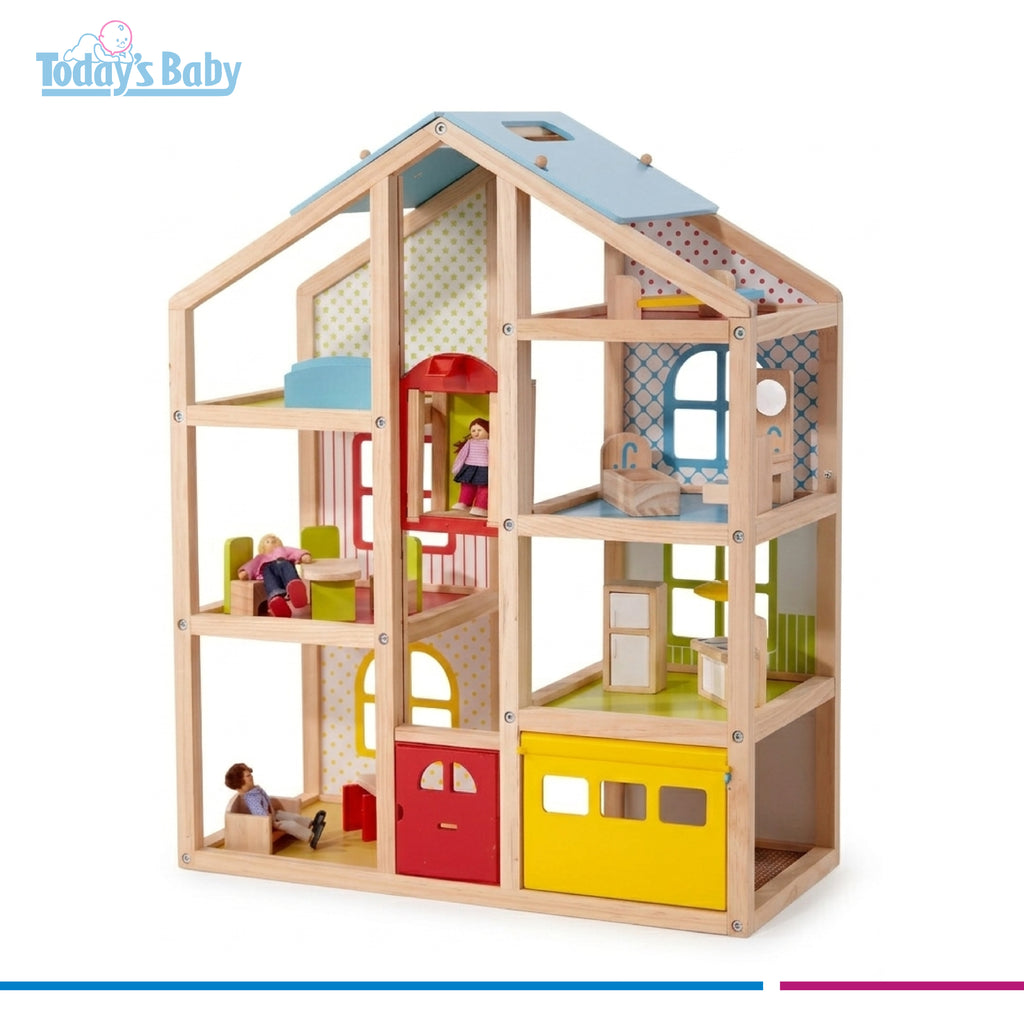 Casa de muñecas alta de madera Melissa & Doug