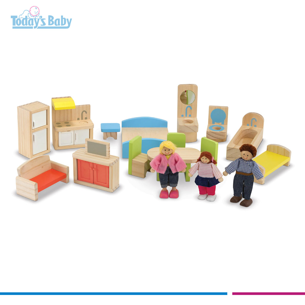 Casa de muñecas alta de madera Melissa & Doug