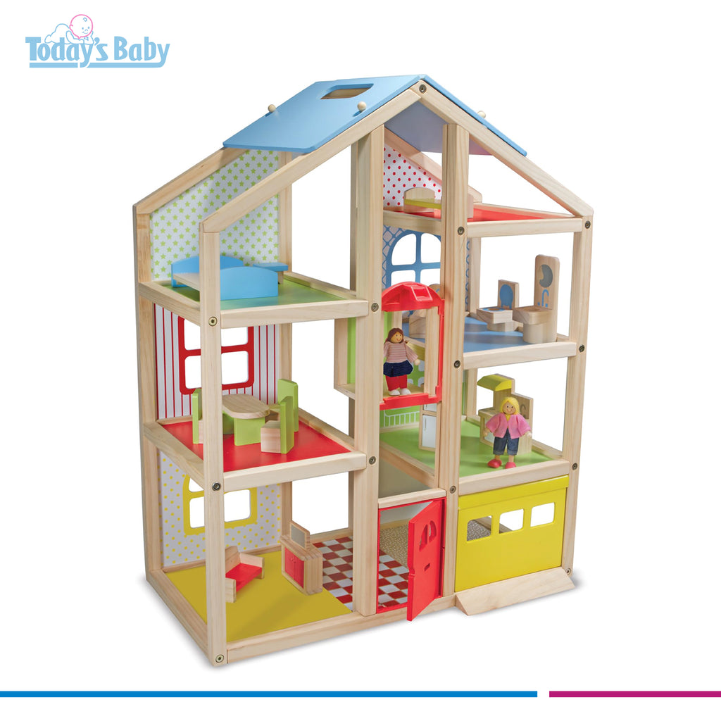 Casa de muñecas alta de madera Melissa & Doug