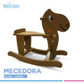 Caballito mecedora de madera