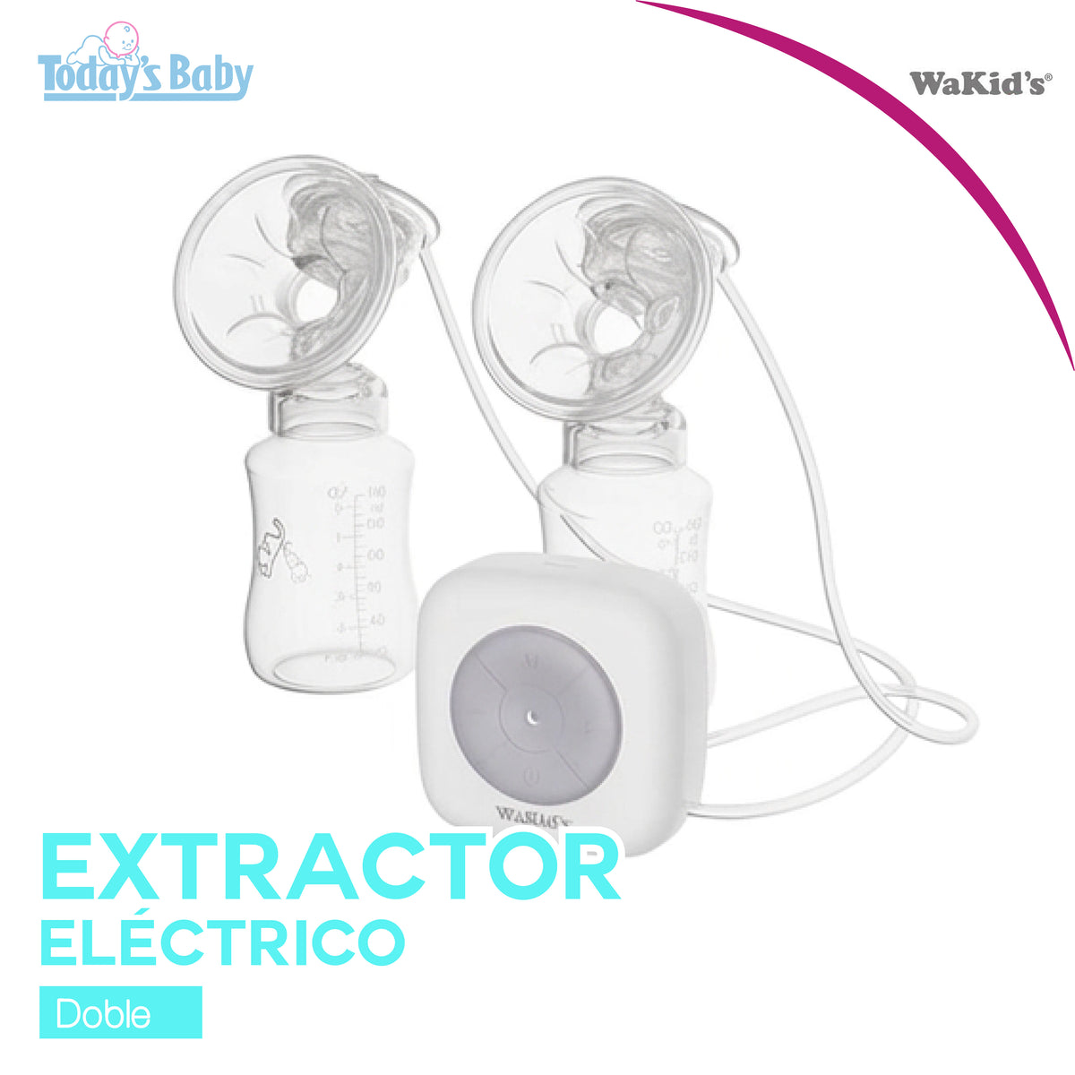 Extractor de leche eléctrico doble Wakid´s